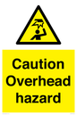 WV5757: Caution Overhead hazard