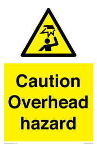 WV5757: Caution Overhead hazard