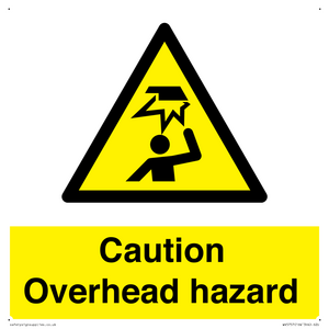 WV5757: Caution Overhead hazard