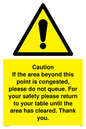 WV6201: Caution if area beyond this point is congested, please do not queue