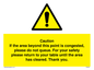 WV6201: Caution if area beyond this point is congested, please do not queue
