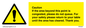 WV6201: Caution if area beyond this point is congested, please do not queue