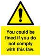 WV6283: You could be fined if you do not comply with this law.