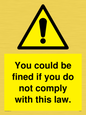 WV6283: You could be fined if you do not comply with this law.