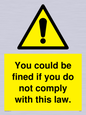 WV6283: You could be fined if you do not comply with this law.
