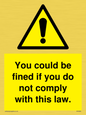 WV6283: You could be fined if you do not comply with this law.