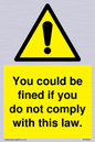 WV6283: You could be fined if you do not comply with this law.