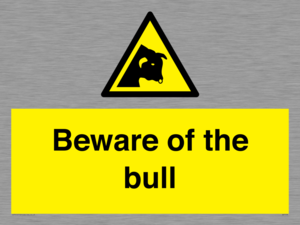 WV7008: Beware of the bull