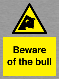 WV7008: Beware of the bull