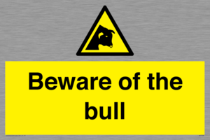 WV7008: Beware of the bull