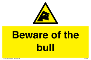 WV7008: Beware of the bull