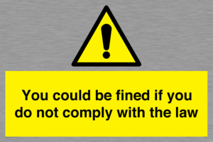 WV7071: You could be fined if you do not comply with the law