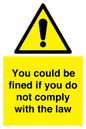 WV7071: You could be fined if you do not comply with the law