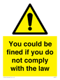 WV7071: You could be fined if you do not comply with the law