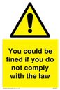 WV7071: You could be fined if you do not comply with the law