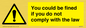 WV7071: You could be fined if you do not comply with the law
