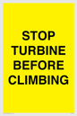 WV7115: STOP TURBINE BEFORE CLIMBING