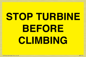 WV7115: STOP TURBINE BEFORE CLIMBING