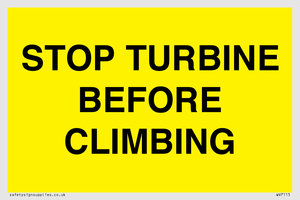 WV7115: STOP TURBINE BEFORE CLIMBING