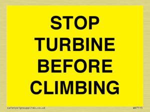 WV7115: STOP TURBINE BEFORE CLIMBING
