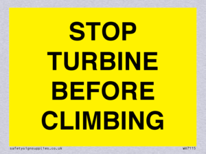 WV7115: STOP TURBINE BEFORE CLIMBING