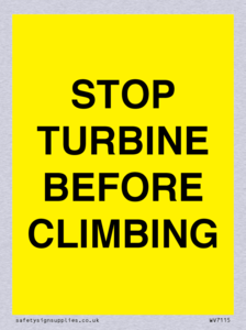 WV7115: STOP TURBINE BEFORE CLIMBING