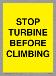 WV7115: STOP TURBINE BEFORE CLIMBING