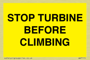 WV7115: STOP TURBINE BEFORE CLIMBING