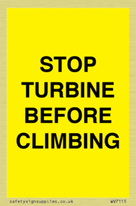 WV7115: STOP TURBINE BEFORE CLIMBING