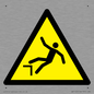 WV7120: W008 Warning: Drop (fall)