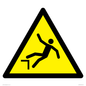 WV7120: W008 Warning: Drop (fall)