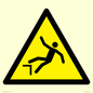 WV7120: W008 Warning: Drop (fall)