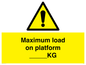 WV7124: Maximum load on platform ___KG