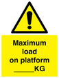 WV7124: Maximum load on platform ___KG