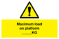 WV7124: Maximum load on platform ___KG