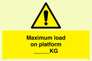 WV7124: Maximum load on platform ___KG