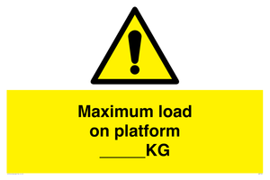 WV7124: Maximum load on platform ___KG