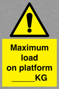 WV7124: Maximum load on platform ___KG