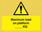 WV7124: Maximum load on platform ___KG