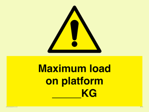 WV7124: Maximum load on platform ___KG