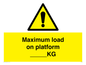 WV7124: Maximum load on platform ___KG