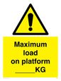WV7124: Maximum load on platform ___KG