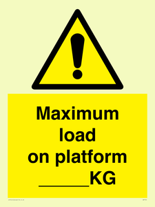 WV7124: Maximum load on platform ___KG