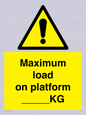 WV7124: Maximum load on platform ___KG
