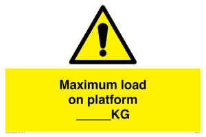 WV7124: Maximum load on platform ___KG