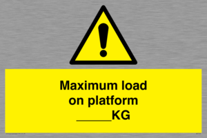 WV7124: Maximum load on platform ___KG