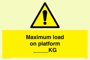 WV7124: Maximum load on platform ___KG