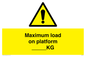 WV7124: Maximum load on platform ___KG