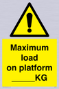 WV7124: Maximum load on platform ___KG
