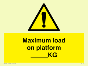 WV7124: Maximum load on platform ___KG
